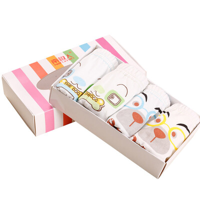 

Antarctic Nanjiren children&39s underwear men&girls triangle angle 4 boxed baby panties boys flat angle 130