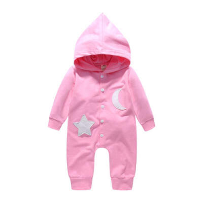 

Newborn Infant Baby Boys Girls Romper Bodysuit Jumpsuit Hooded Clothes Outfits