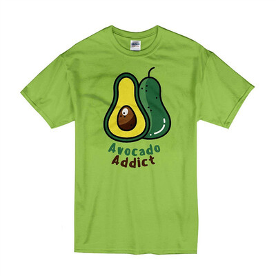 

Avocado Addict T-Shirt Modern Cool Tees for Men R57