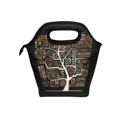 

Insulated Lunch Tote Bag Tool Tree Travel Picnic Lunch Handbags Portable Zipper Lunch Bag Box