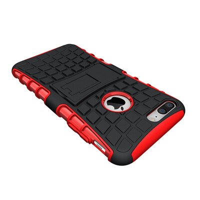 

Fivice iPhone 7 Plusiphone 8 plus Case TPU anti-fall tire pattern back clip bracket phone case
