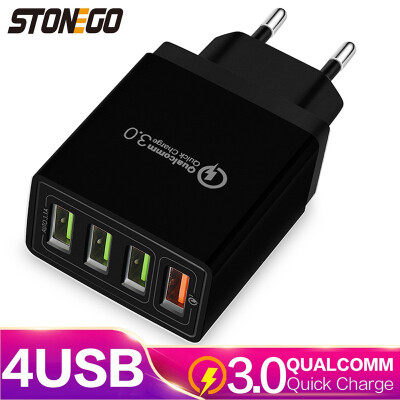 

STONEGO 4-Port USB Wall Charger Multiport Output QC 303 USB Port 31W 62A Charging Station Multi-Port Travel Charger