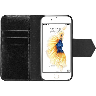 

Billion color ESR Apple iPhone6 ​​ 6s mobile phone case case 47-inch flip bracket business leather case Rui Ya Jue series leather buckle - black ink