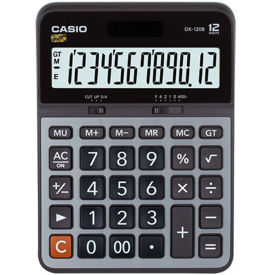

CASIO DX-120B Business Calculator Mainframe Gray DX-120S Upgrade