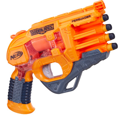 

Hasbro (Hasbro) NERF heat soft bullet gun Dulong series persuasion transmitter (orange) outdoor toys B4950