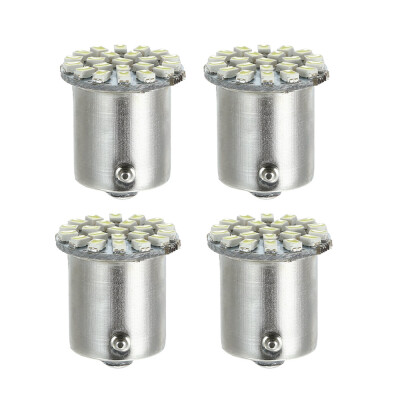 

1156 22 SMD 1206 White LED Turn SignalBack Up Light Bulb Lamp4 Packs