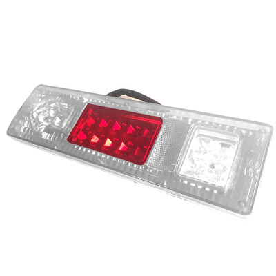 

2Peices 19-LED Trailer Truck Caravan RV ATV Turn Reverse Light Signal Running BrakeTail Light White-Amber-Red