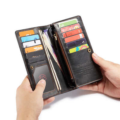 

Luxury Leather Wallet Case For Samsung GalaxyNote 9 S9 S8 Plus S7 S6 Edge A5 A6 A7 A8 A9 2018 2017 2016 & Credit Card Slot Pouch