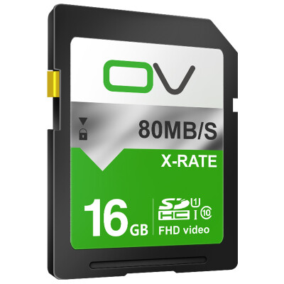 

OV SD card 16G 80MB / s memory card class10 high-speed storage SDHC SLR digital camera professional high-definition camera car flash memory card