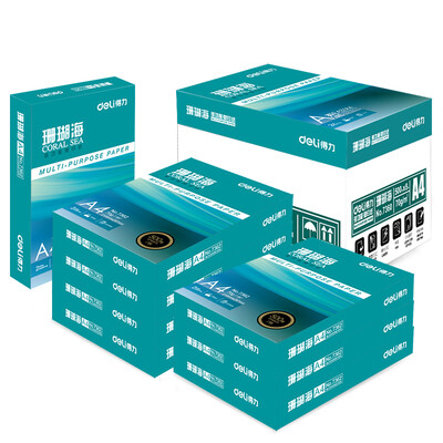 

Deli 7360 coral sea 70gA4 copy paper 8 packs box