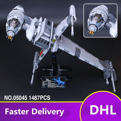 

Lepin 05045 STAR Genuine The B Starfighter Wing Educational Building Blocks Bricks Toys Legoed 10227 Gifts model WARS