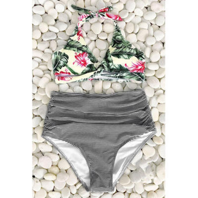 

Women Push-up Padded Bra Bandage Bikini Set Swimsuit Triangle Swimwear Bathing