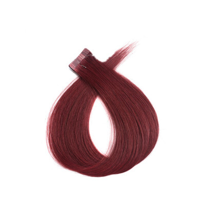 

Amazing Star Brazilian Virgin Hair Straight Human Hair Extensions Tap In Hair Color 1 1B 2 4 6 27 99J PU Hair 18 inch