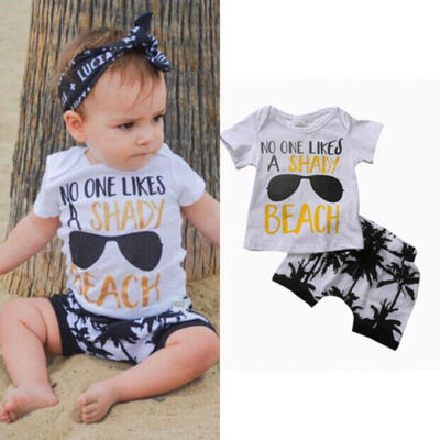 

AU Stock Toddler Baby Boy Summer T-shirt TopsShorts Pants Clothes Outfits Set