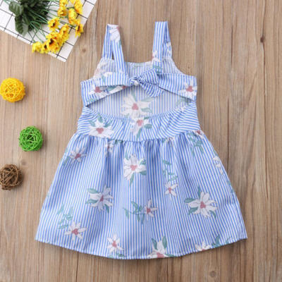 

Toddler Kids Baby Girls Princess Dress Party Summer Dresses Sleeveless Sundress