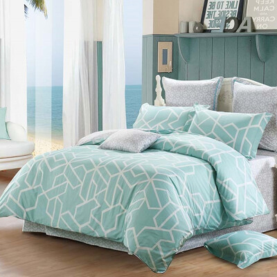 

Mercury Home Textiles Twill Twill Printed Bed Четырехкомпонентная декларация стиля Комплект постельных принадлежностей Bed Sheets 1.5m Bed