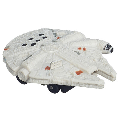 

Hasbro Star Wars Toys E7 Miniature Scenarios of Remote Control Spaceship Millennium Falcon (White) B3727