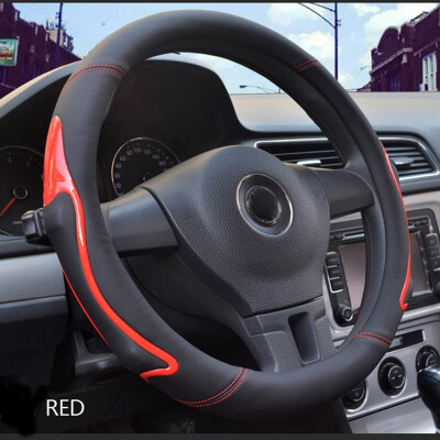 

Car interior protection accessories Micro Fiber Leathe 363840cm Car Steering Wheel Cover for most cars Antiskid Comfortable