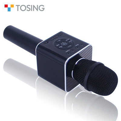 

Tosing 04 Wireless Karaoke Microphone Blue tooth Speaker 2-in-1 Handheld Sing Recording Portable KTV Player for iOSAndroid vs Q9