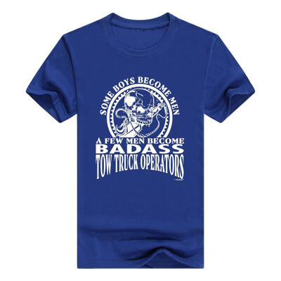 

Created Equal A Few Men Become Tow Truck Operators Mens T-Shirt