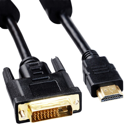 

Fiji Kappa (cabos) F004803 hdmi to dvi line dvi-d to hdim линия преобразования линий высокой четкости компьютер hdmi дисплей поворота dvi3 m черный