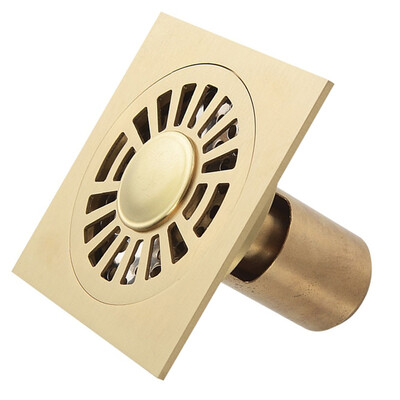 

MEJUE Z-4113 full copper square deodorant floor drain toilet kitchen balcony to keep the silver single use