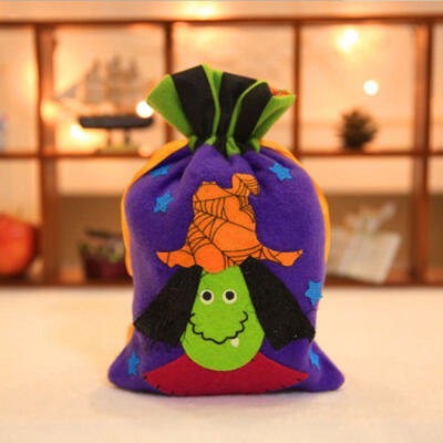 

Halloween Gift Bag Beam Port Drawstring Bag Sack Party Candy Kid Gift Bags Pouch