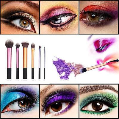 

Set Pro Techniques Powder Cosmetic Makeup Blush Brushes Foundation Tool 6 pcs PZ