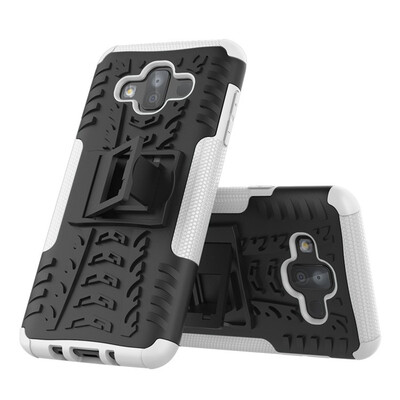 

Fivice Samsung J7 duoJ7 2018J720 Case TPU anti-fall tire pattern back clip bracket phone case