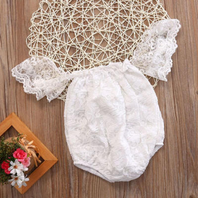 

Toddler Baby Girls Clothes Lace Romper Top Bodysuit Jumpsuit Sunsuit Outfits