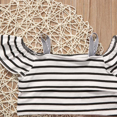 

Newborn Toddler Baby Girls Clothes T-shirt TopsShorts Pants 2PCS Outfits Sets