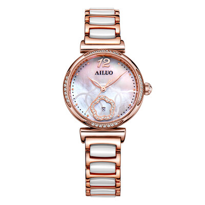 

Г-жа Aino (AILUO) серии Ши Ин часы керамические женские формы L7113S-MGW
