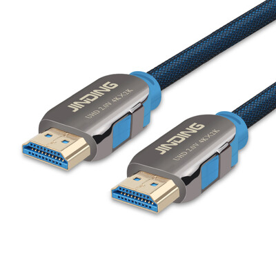 

JINDING JD-H20 luxury gold-plated HDMI cable HD line version 20 3d function 2k 4k resolution computer TV set-top box projector cable HD interface line 15 meters