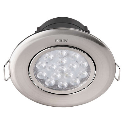 

[Jingdong supermarket] Philips (PHILIPS) LED spotlights flashing nickel color 5W yellow