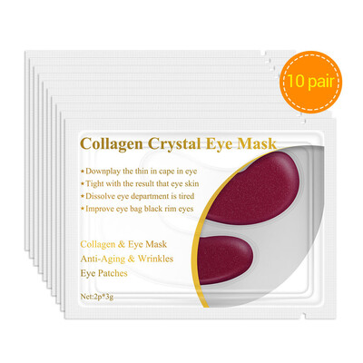 

LANBENA 10 Pair 20PCS Eye Gel Pads 24K Gold Collagen Eye Mask Under Eye Pads For Eyes Care Moisturizing & Removing Dark Circles