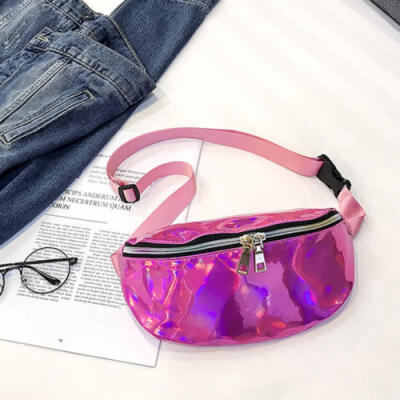 

Women Bum Bag Fanny Pack Pouch Travel Waist Belt PU Holiday Money Wallet Hot