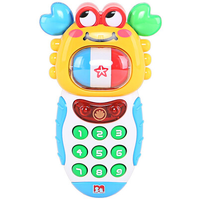 

Малибу игрушки (Mali-игрушки) T9510 развивающие игрушки младенцев и детей младшего возраста раннего детства специальное образование игрушка звук и свет вокруг телефона краба