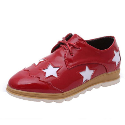 

Kids Girl Boy Star Brogue Shiny Dress Shoes School Party Wedding Sneakers