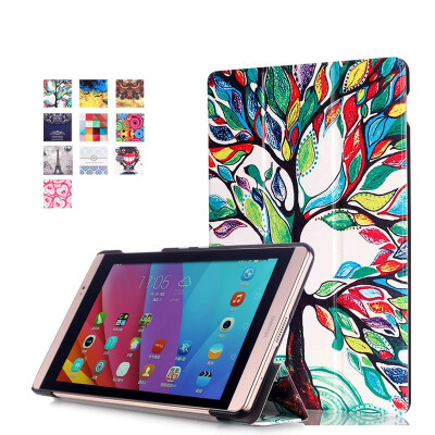 

Fashion silk screen MediaPad M2 tablet case size 8.0 only suitable models for 801 w and 803 l huawei tablet