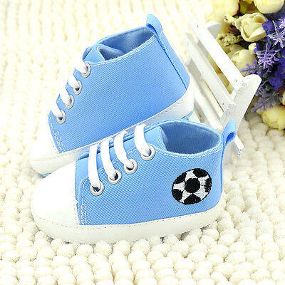 

Para Niños Bebé Niño Niña Fútbol Suela Blanda Cuna Zapatos Zapatillas Talla