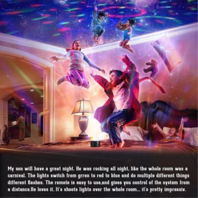 

Mini Projector RGB LED Stage Light Lighting USB Ball DJ Disco Bar Party Club KTV