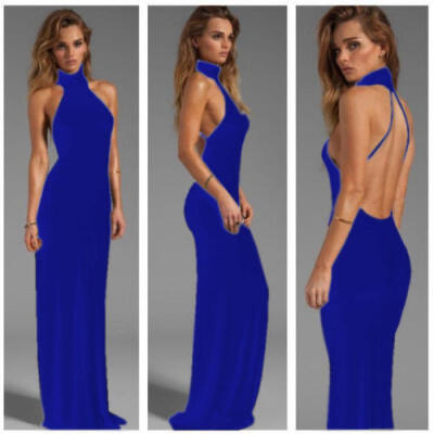 

Stylish Womens Halter Pencil Bodycon Party Cocktail Slim Clubwear Evening Dress