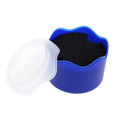 

Fashion Round Plastic Single Watch Box Wristwatch Storage Case with Sponge Cushion