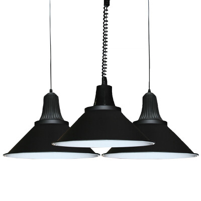 

Baycheer HL478958 Simple Style One Light Hanging Pendant Lamp in Satin BlackSmall