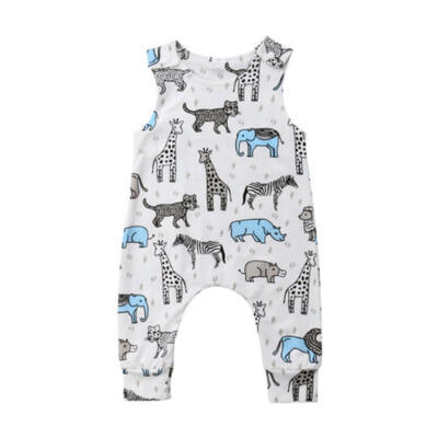 

Infant Newborn Kids Baby Boy Girl Animals Bodysuit Romper Clothes Outfits CA