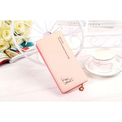 

1PC Cute Wallet Women Coin Bag Leather Ladies Simple Bifold Small Handbag Purse