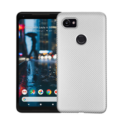 

Goowiiz Phone Case For Google Pixel 22XLGM8 Luxury Ultra-thin Carbon Fiber Soft Silicone Complete protection