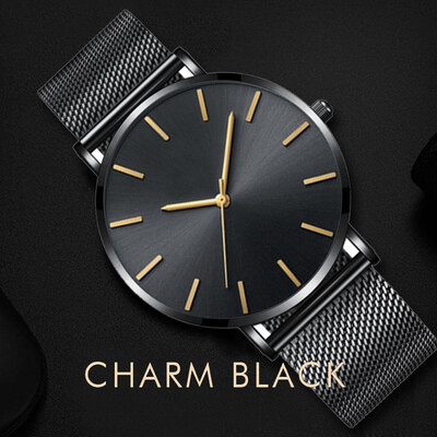 

65mm Ultra-Thin Waterproof Fashion Couples Watches Simple Business Leisure Men&Women General Quartz Watches