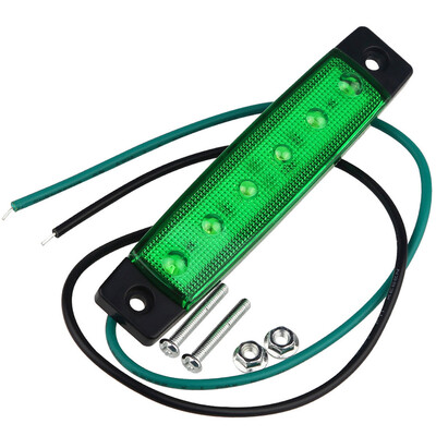 

10PCS YWXLight LED Truck Bus Trailer Side Marker Indicators Light Tail Taillight Brake Stop Lamp DC 24V