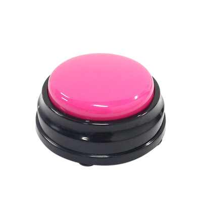 

Small Size Easy Carry Voice Recording Sound Button for Kids Interactive Toy Answering Buttons OrangePinkBlueGreen